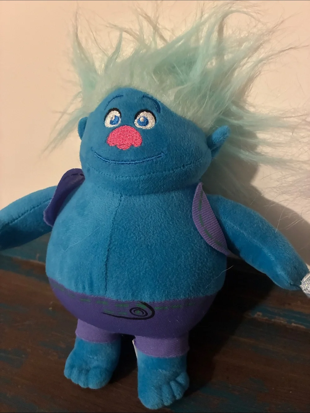 Trolls Dreamworks 4 Plush Toy Set: Cooper Biggie Guy Diamond Mr. Dinkles